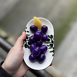 Yaban Mersinli Mor Zeytin 1 kg